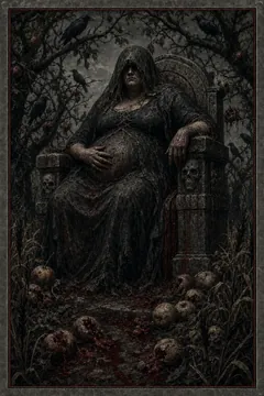 Kartu tarot The Empress, Major Arcana III: kelimpahan, merawat, tubuh