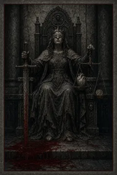 Kartu tarot Justice, Major Arcana XI: keseimbangan, kebenaran, sebab